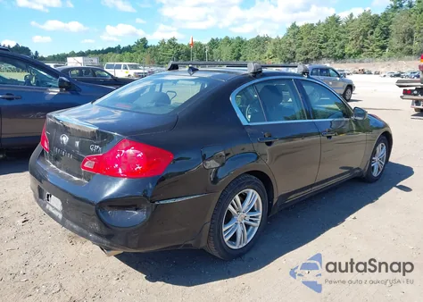 2010 Infiniti G37X z USA, uszkodzony, nr VIN JN1CV6AR5AM252693